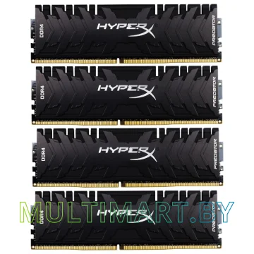 Оперативная память HyperX Predator 4x8GB DDR4 PC4-21300 HX426C13PB3K4/32
